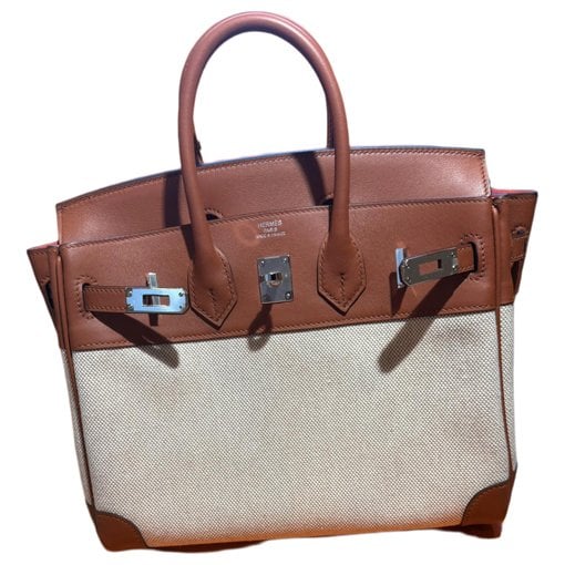 Birkin 25 cloth handbag