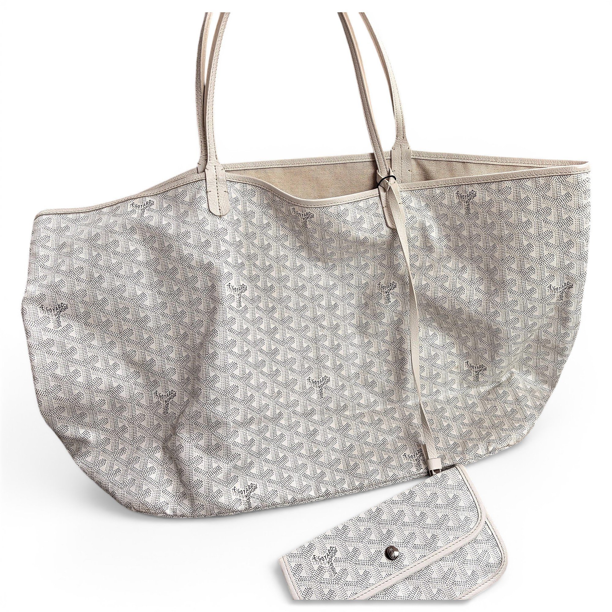 Goyard Saint-Louis leather tote