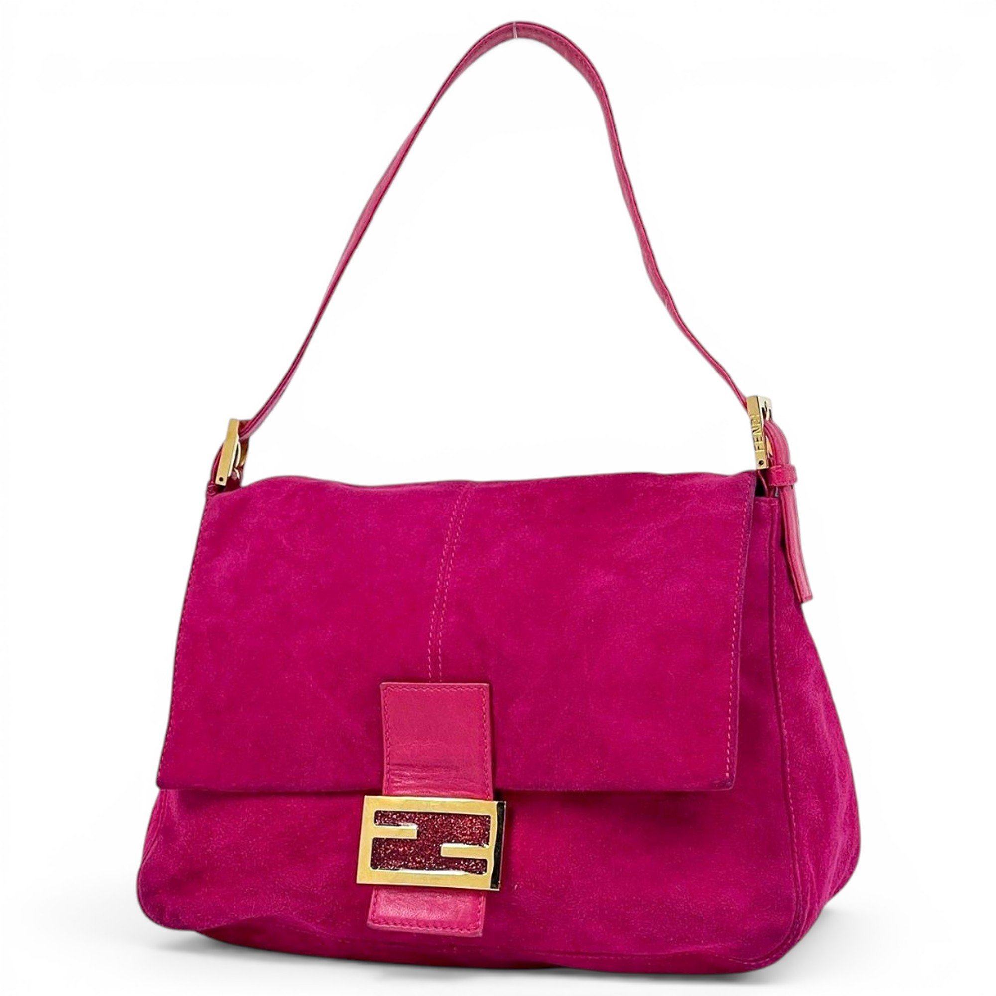 Baguette leather handbag