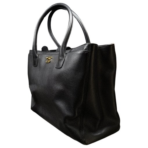 Executive leather tote
