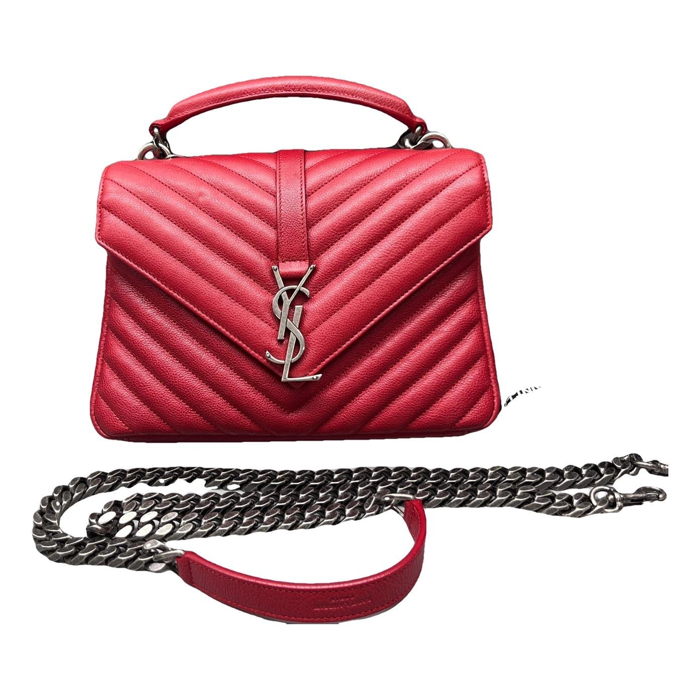 Collége monogramme leather handbag