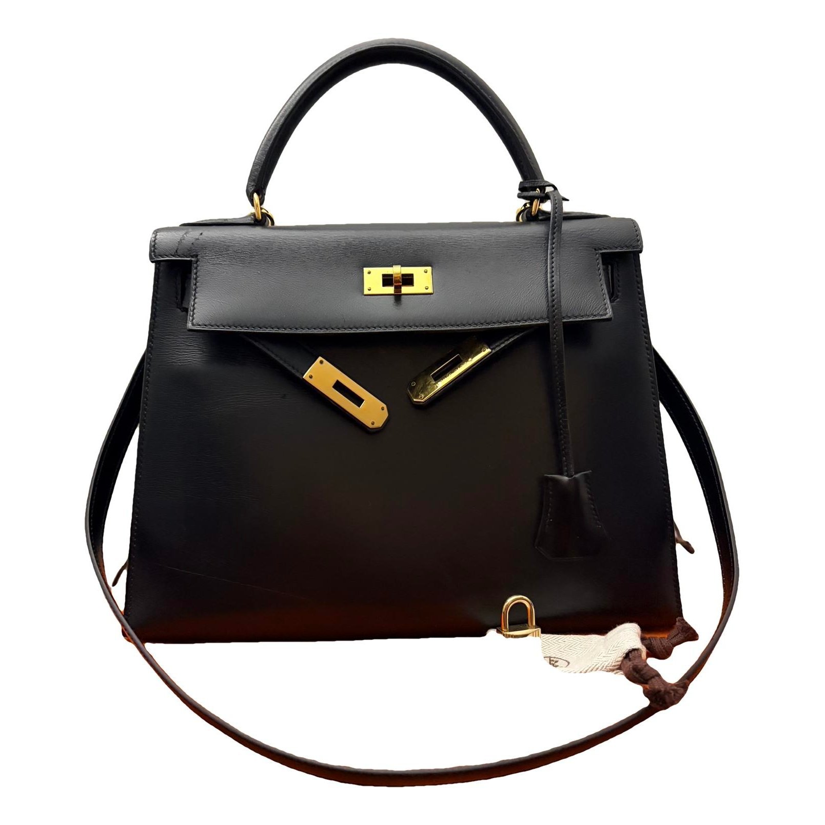 Kelly 28 leather handbag