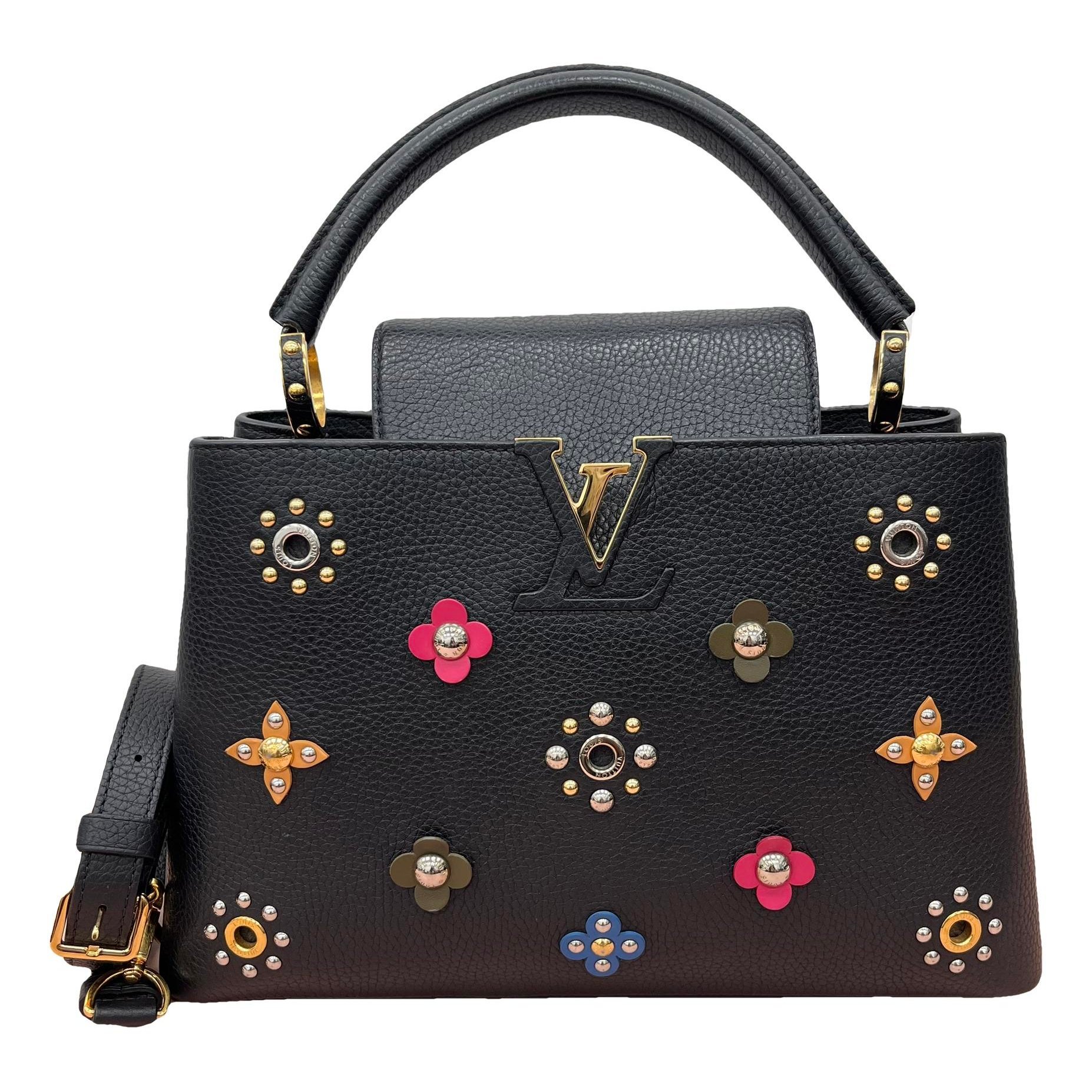 Capucines leather handbag