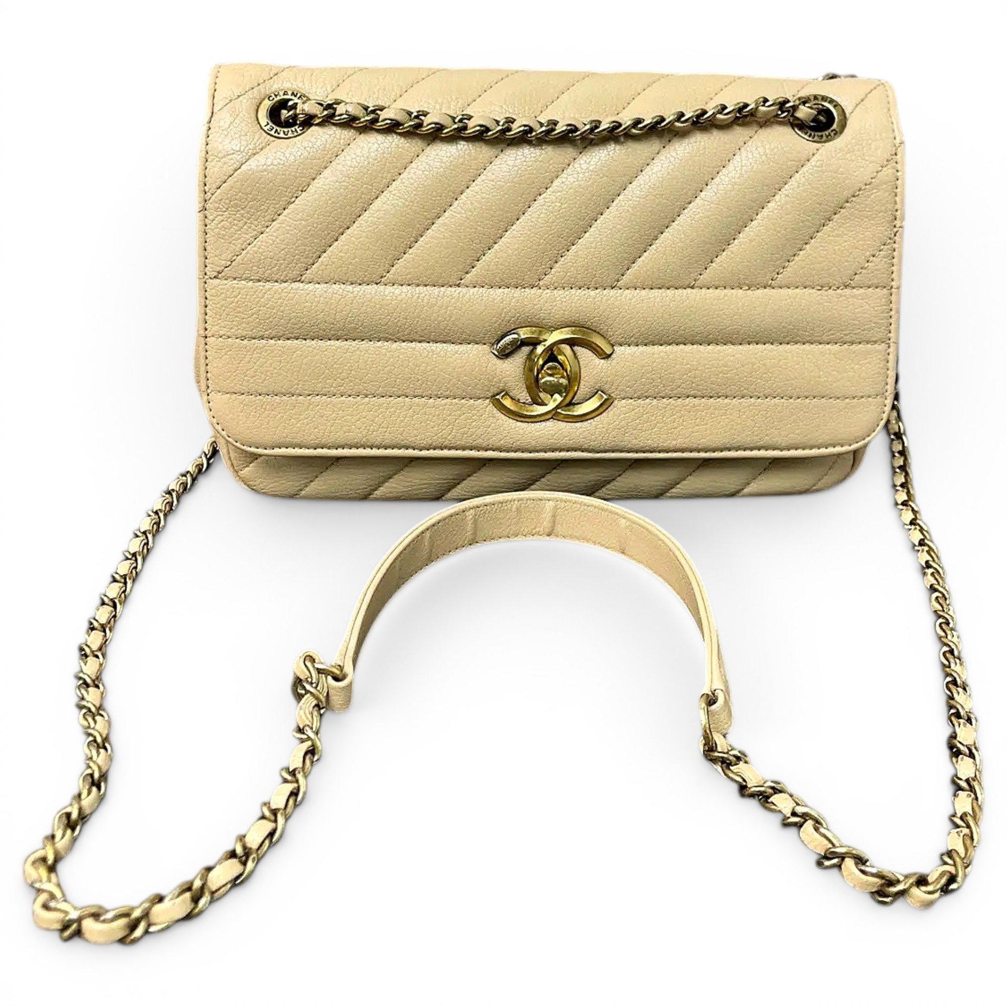 Trendy CC Wallet on Chain leather crossbody bag