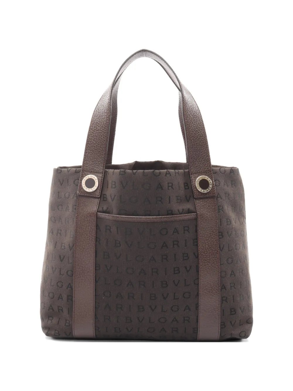 Logomania canvas tote bag