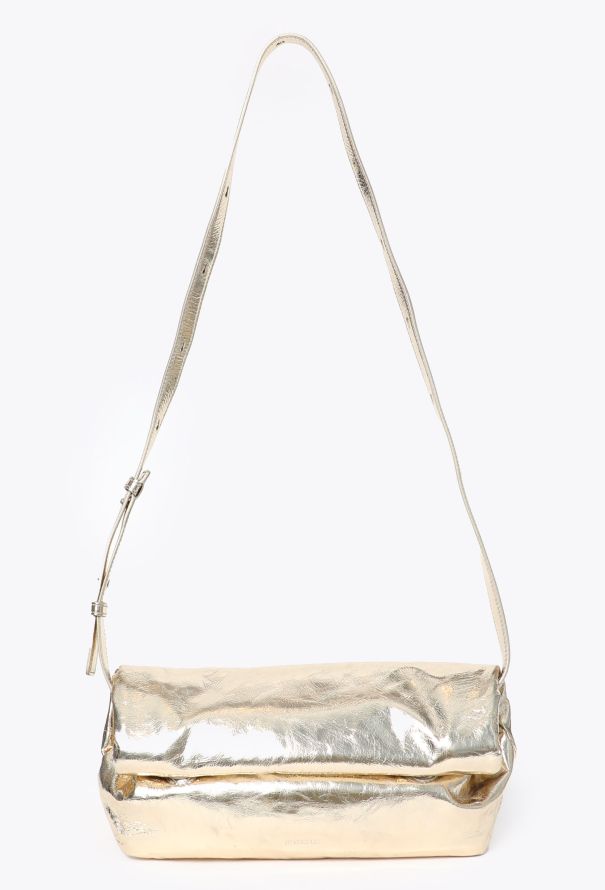 Jil Sander Metallic Small Rollup Bag