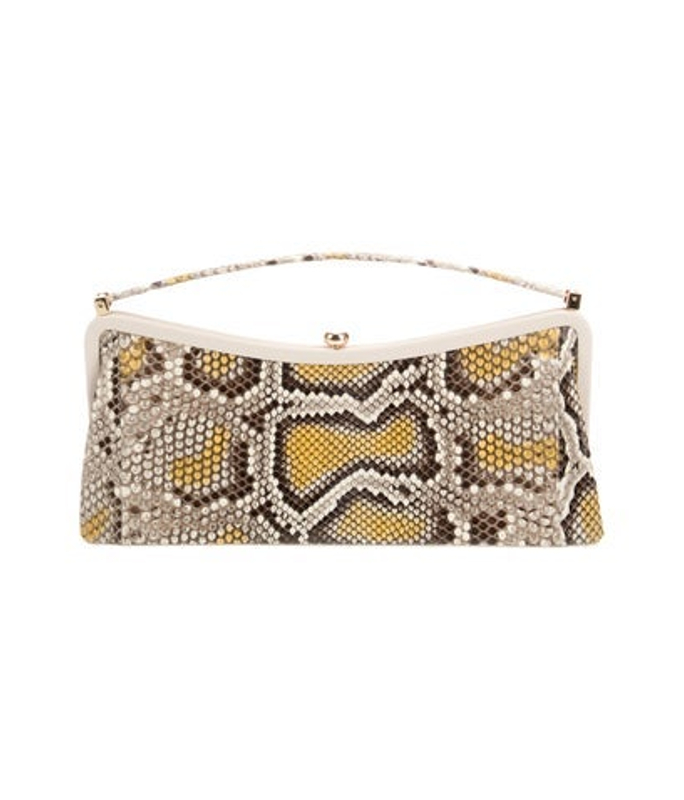 Brandon Blackwood Blackwood Embossed Leather Top Handle Bag