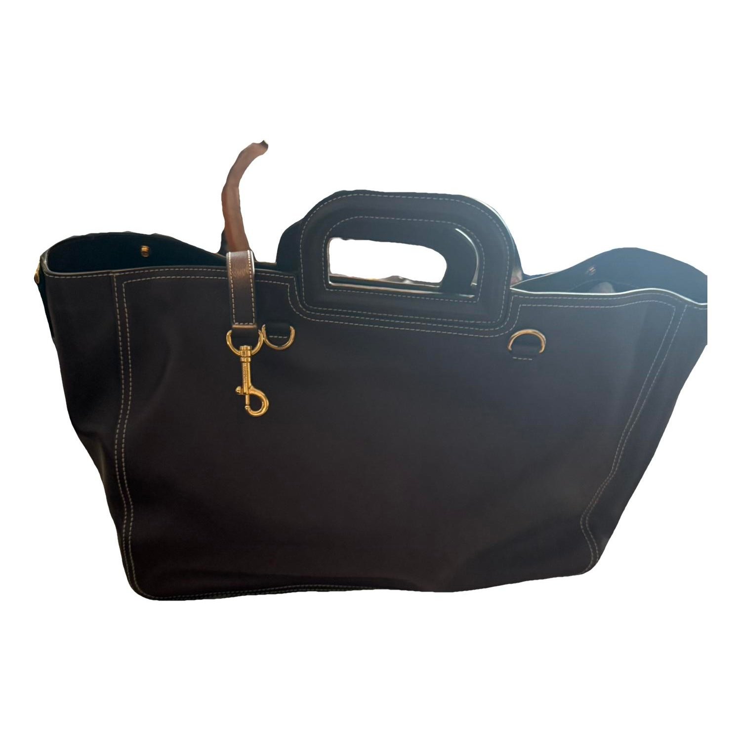 Leather tote
