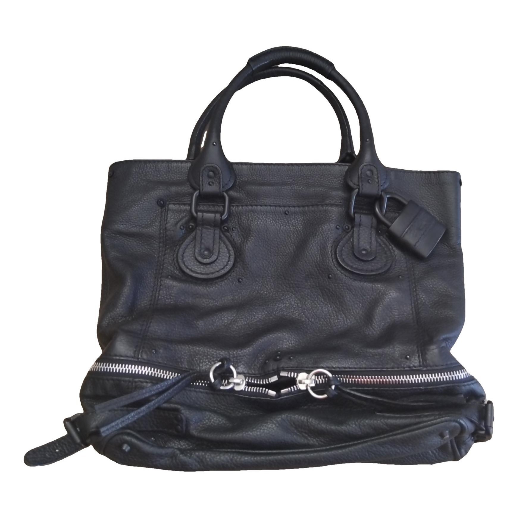 Paddington, Zip leather handbag