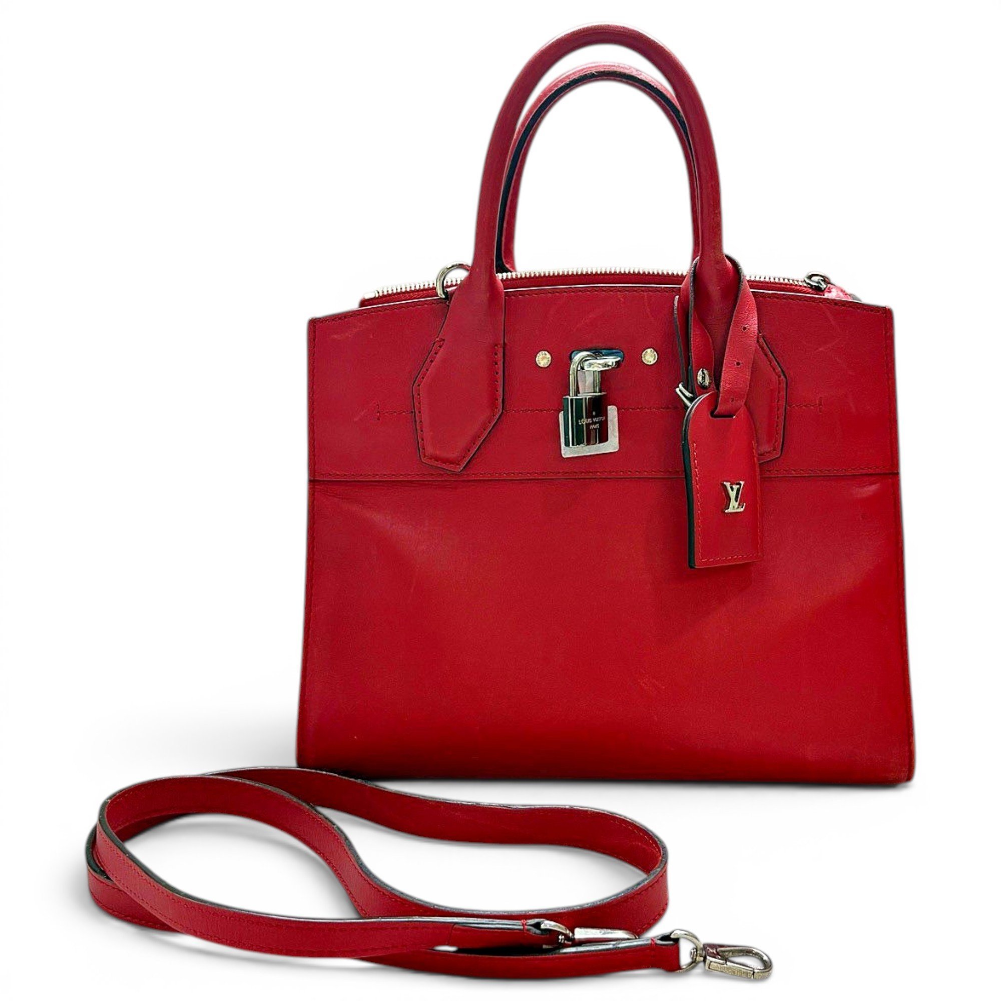 Leather handbag