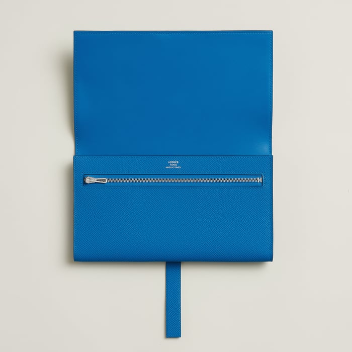 Bleu Zanzibar New H Passant Toutenmain Wallet