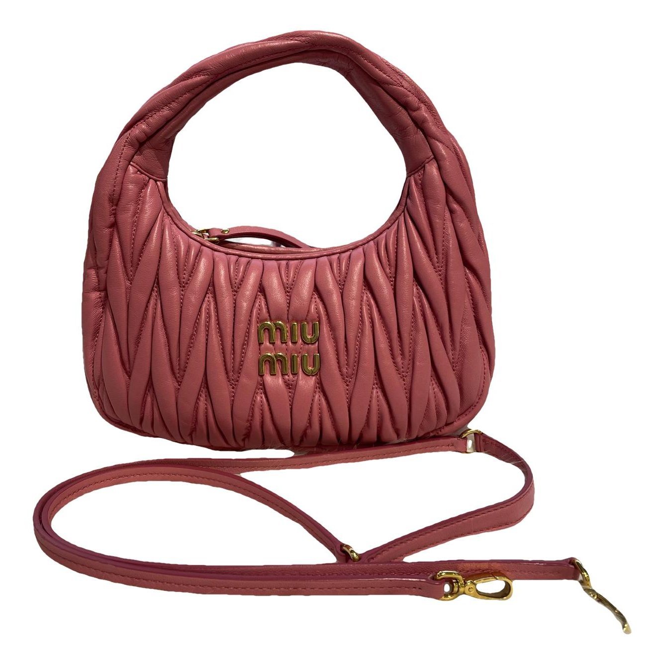 Miu Wander leather handbag