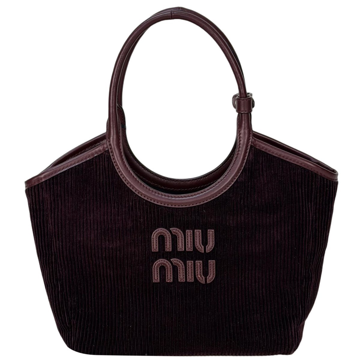 Velvet handbag