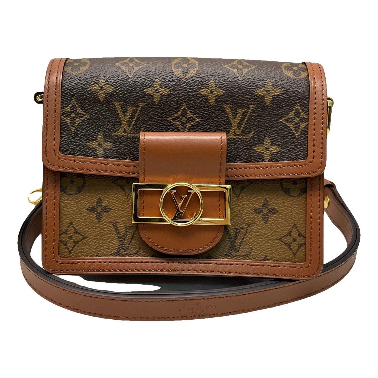 Dauphine leather handbag
