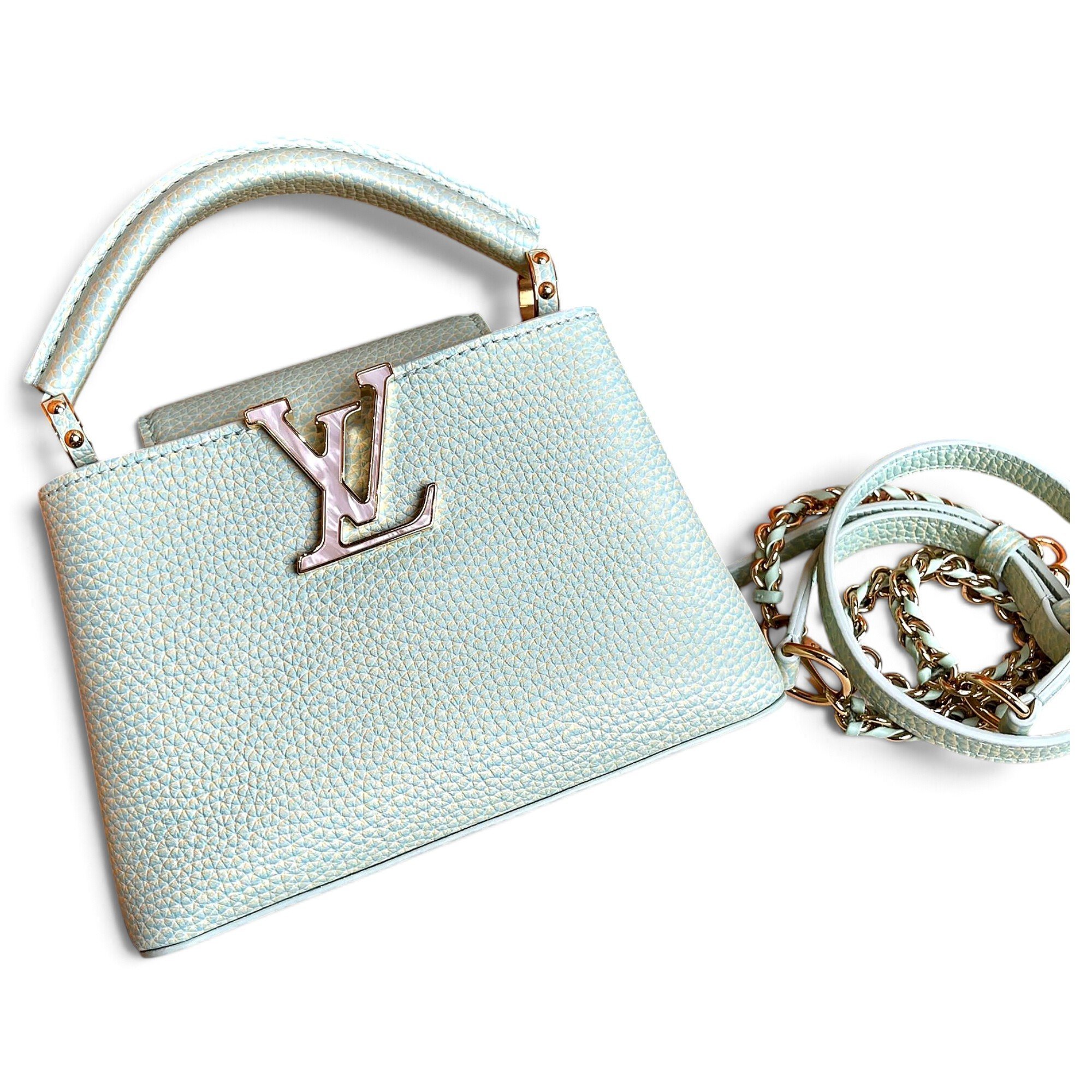 Capucines leather handbag