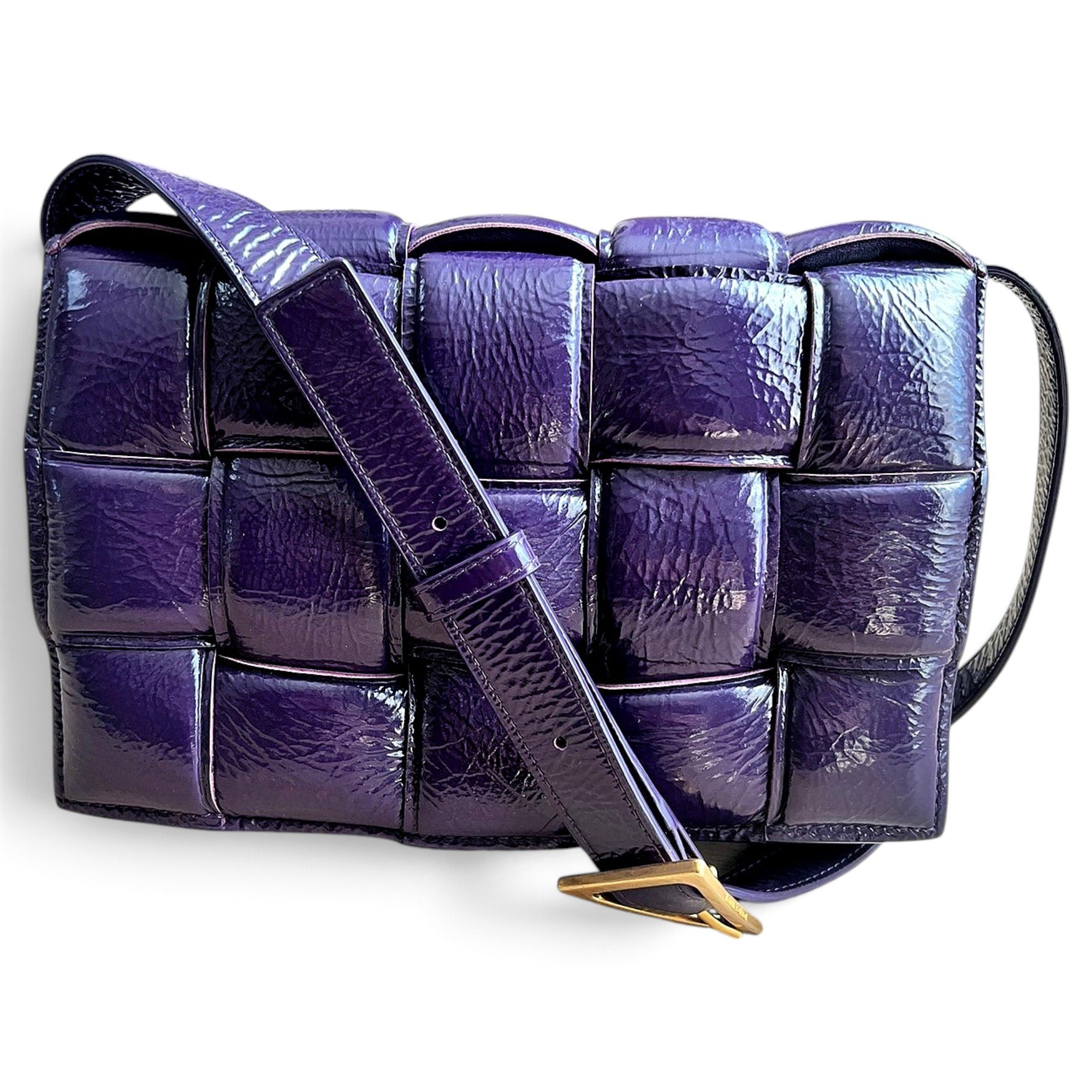 Cassette Padded leather handbag