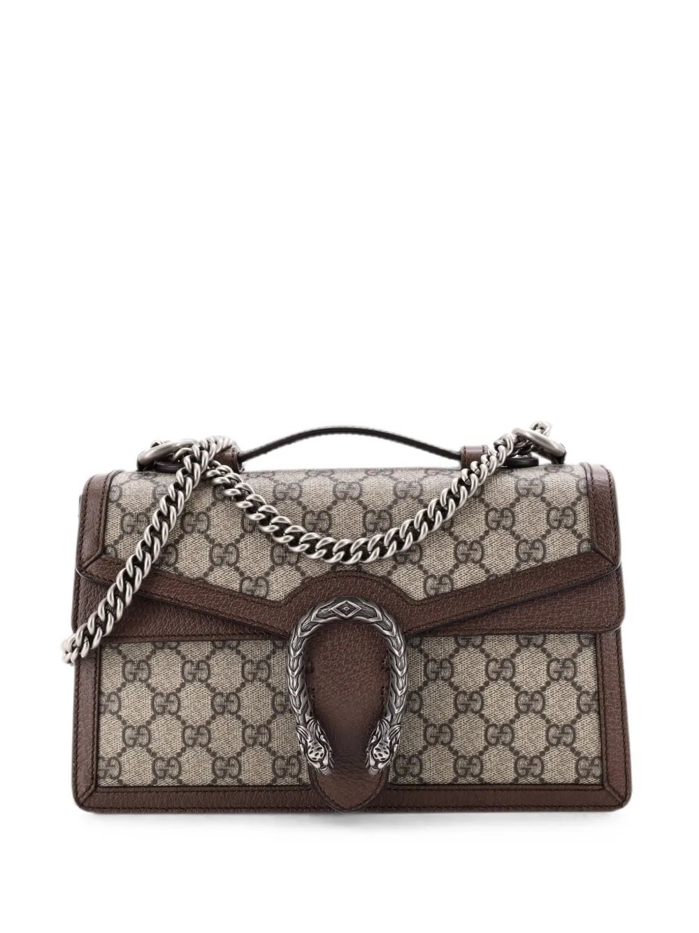 Dionysus Top Handle Chain Bag GG Coated Canvas Small satchel