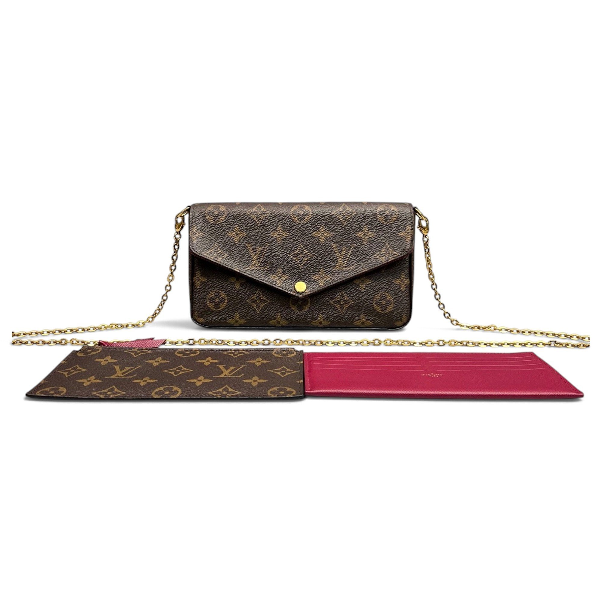 Félicie leather crossbody bag