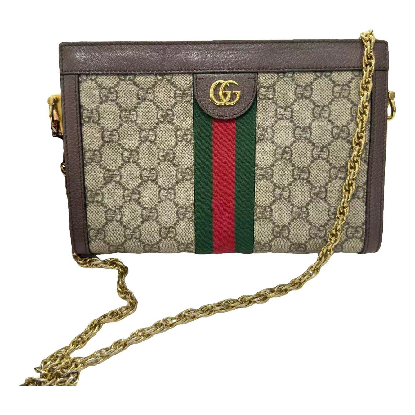Ophidia Chain leather handbag