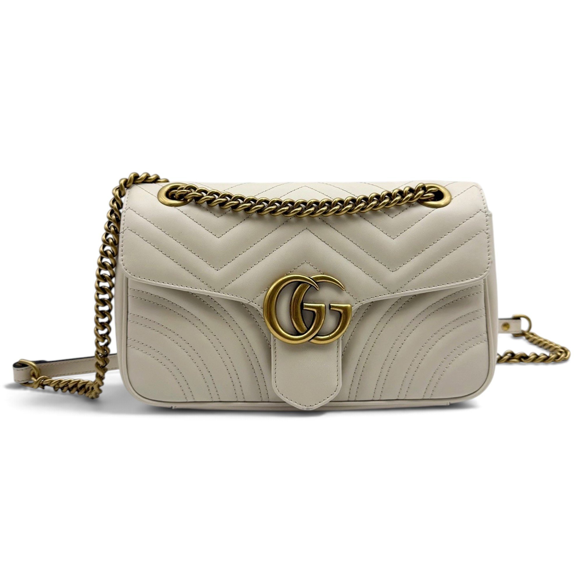 GG Marmont Flap leather handbag