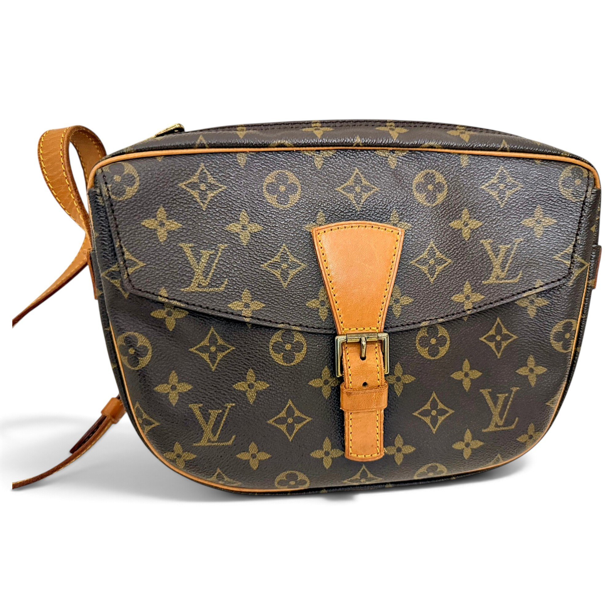 Jeune fille leather crossbody bag