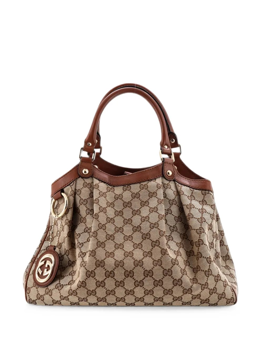 Sukey GG Canvas with Leather Medium tote bag