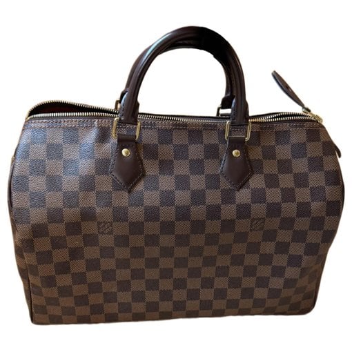 Speedy leather handbag
