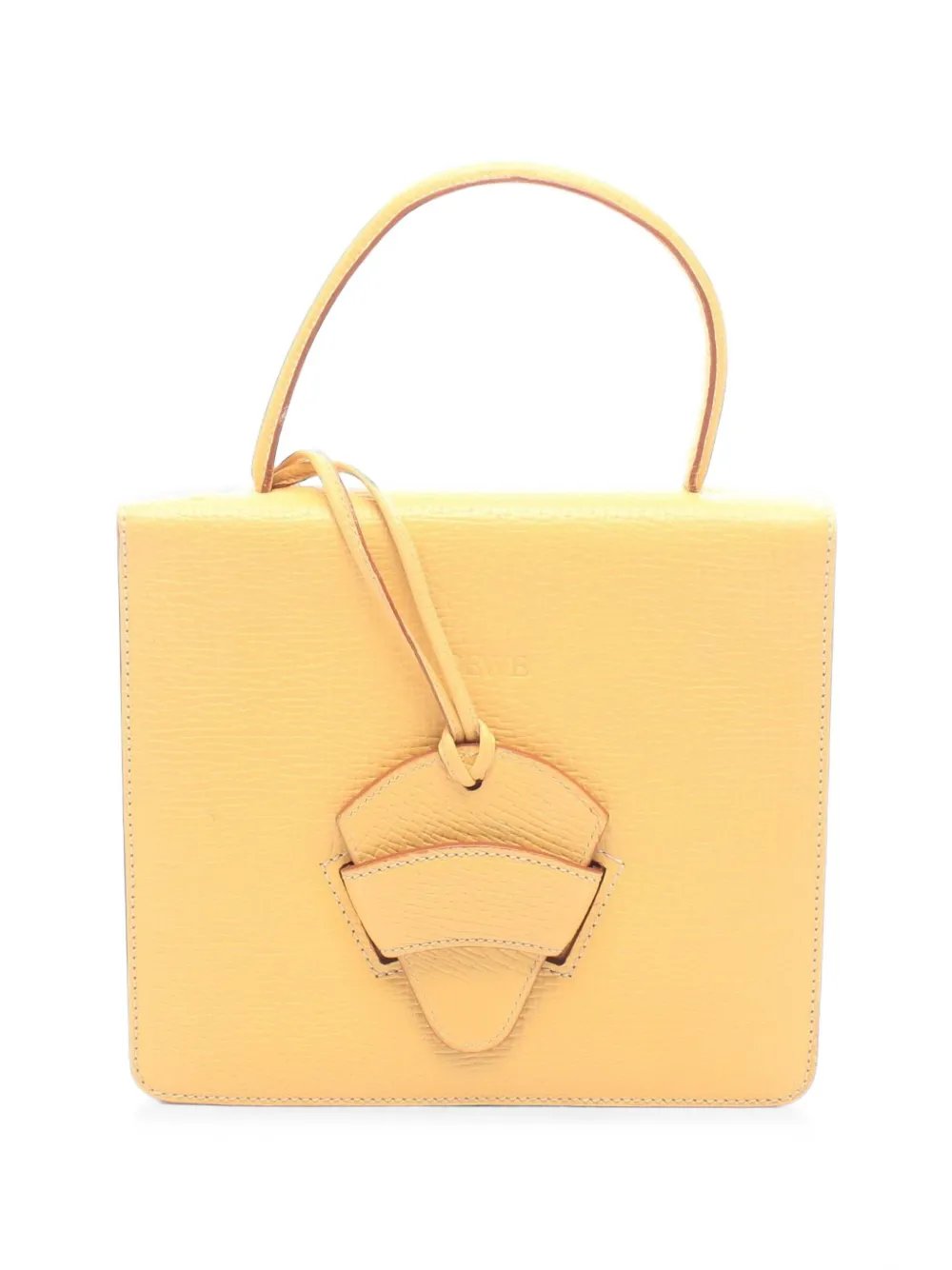 2000s Barcelona leather tote bag