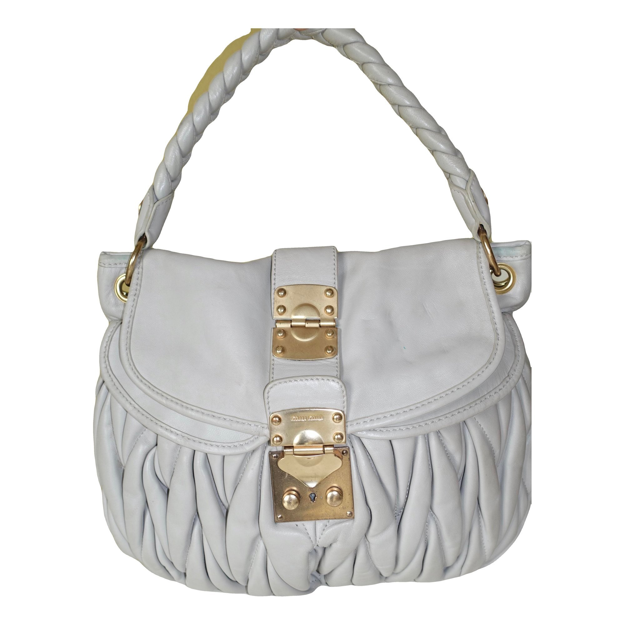 Miu Miu Coffer leather handbag