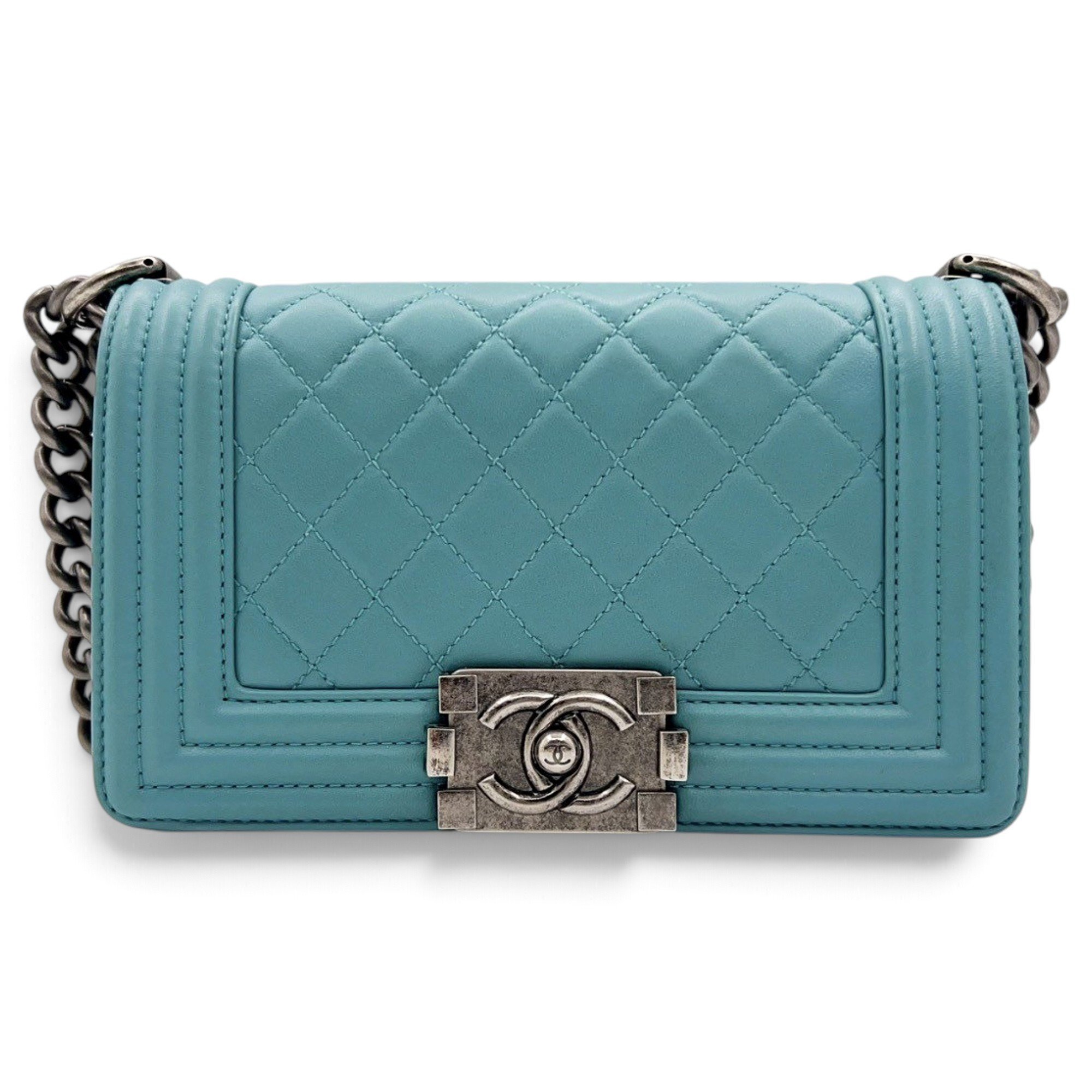 Boy leather crossbody bag