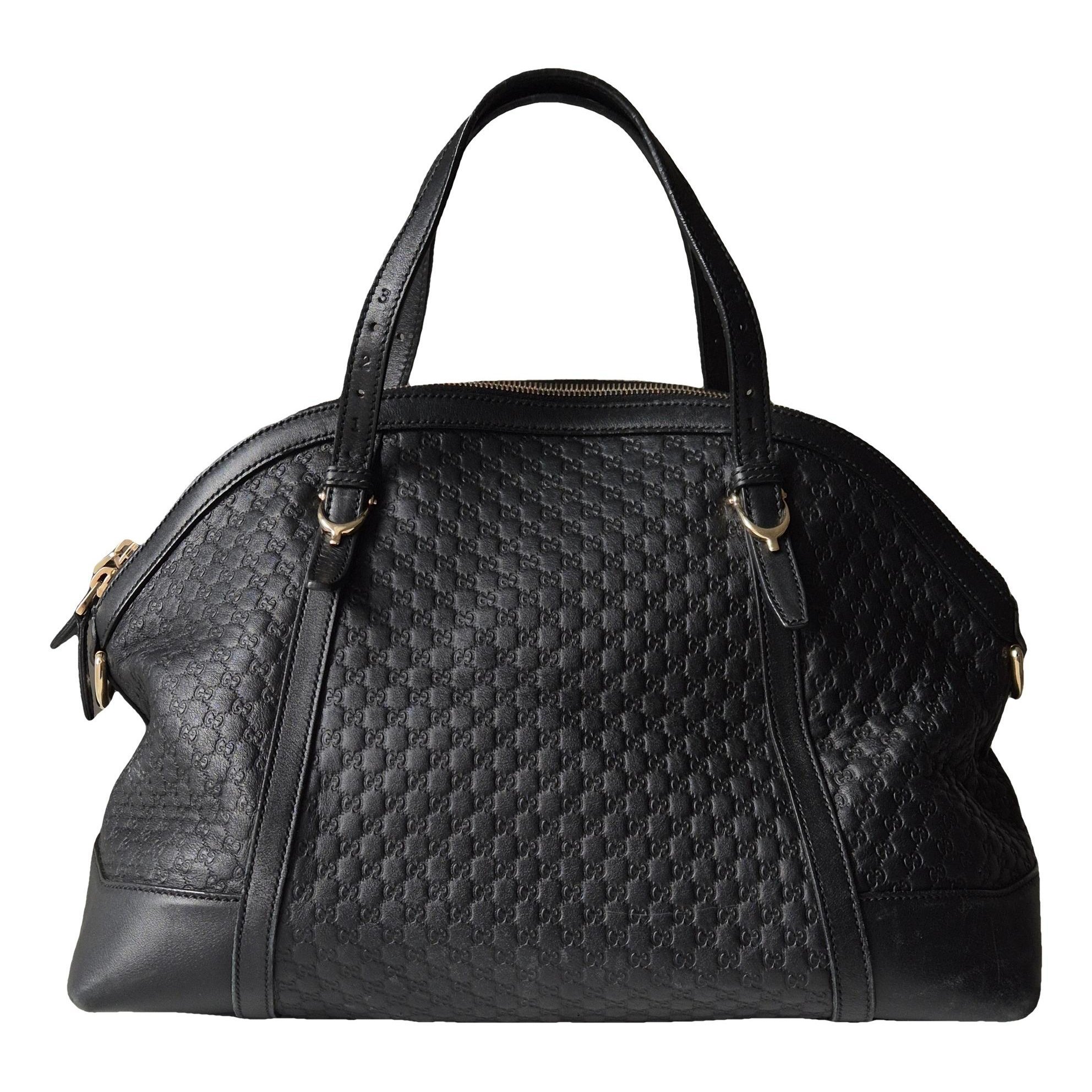 Dôme leather handbag