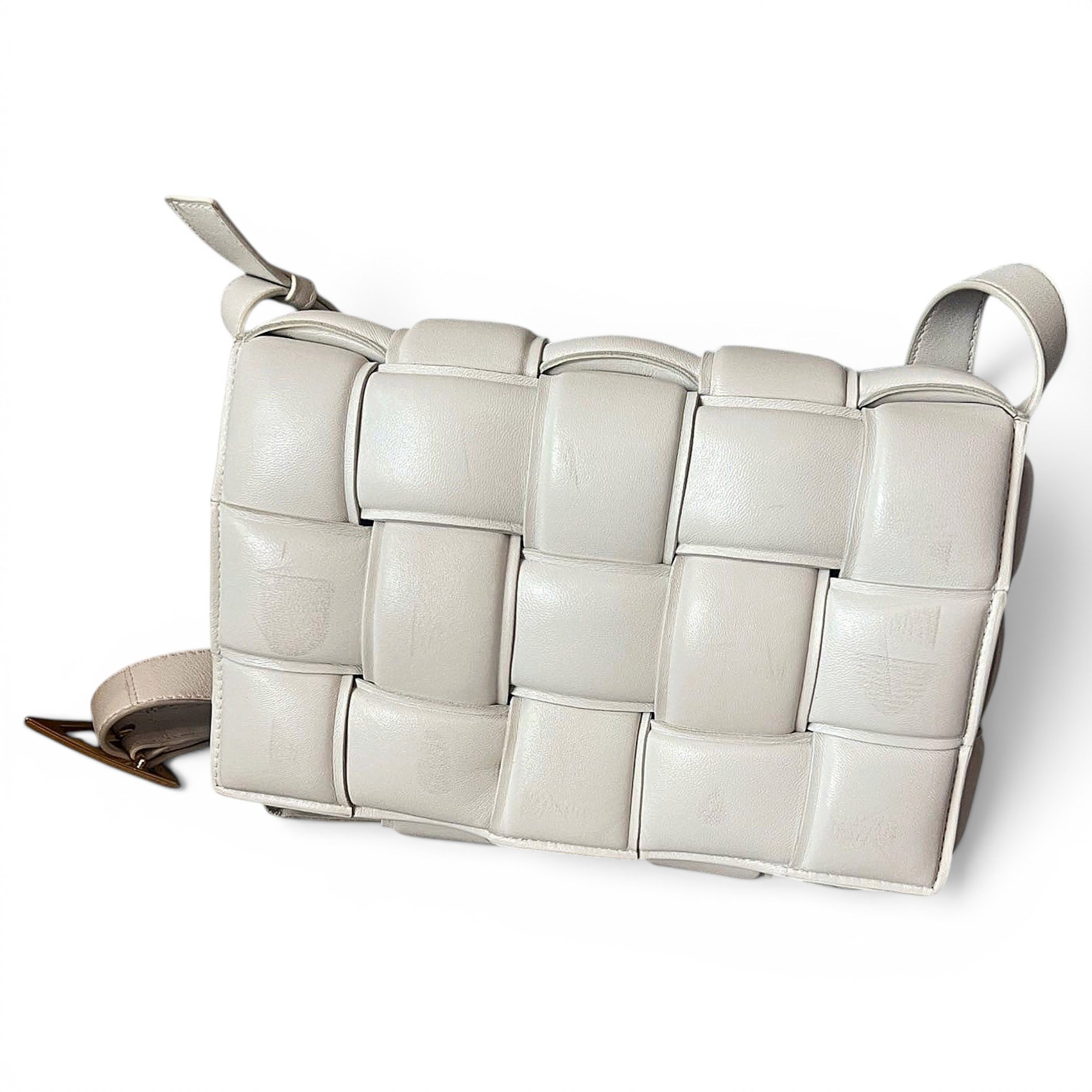Cassette Padded leather handbag