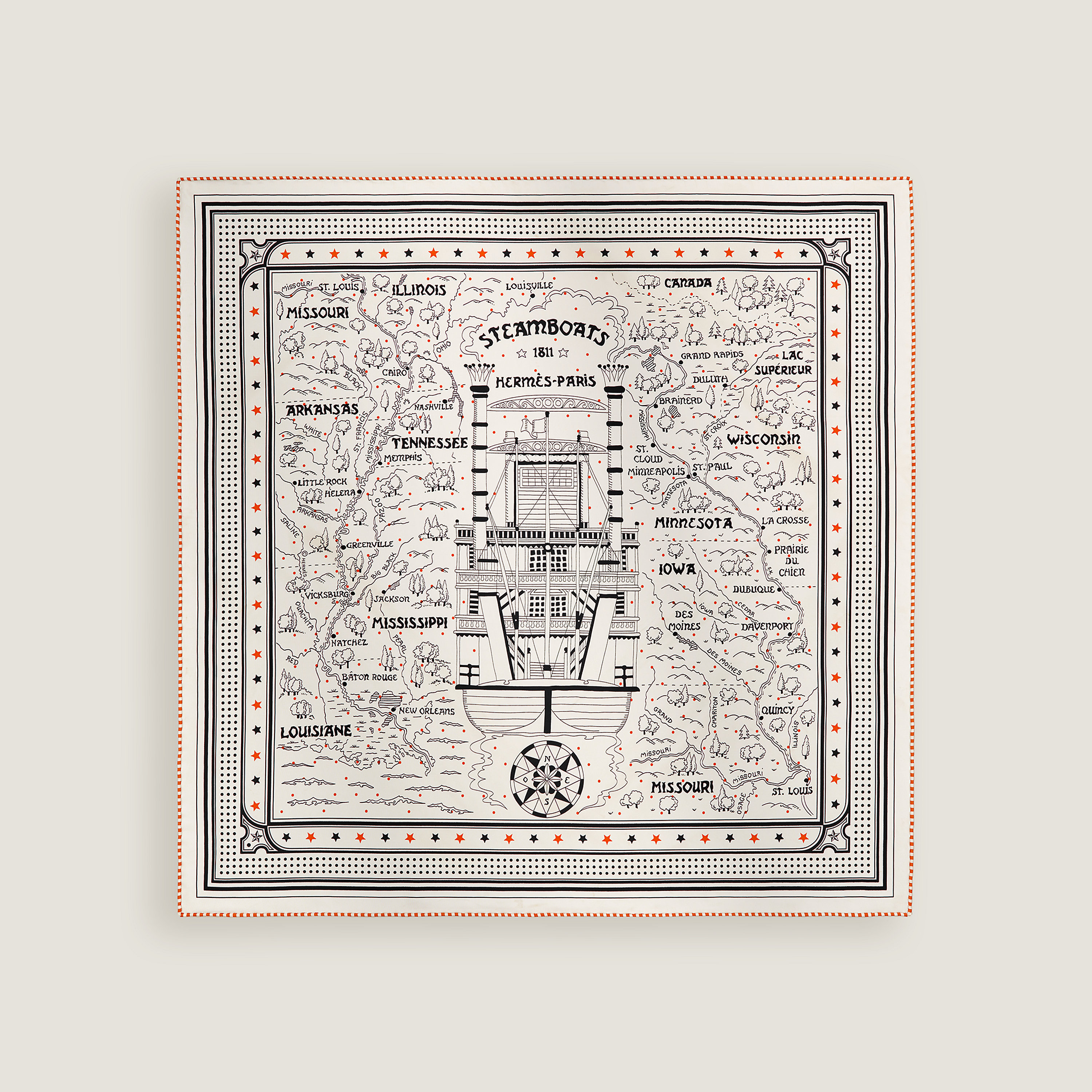 Steamboats bandana 55