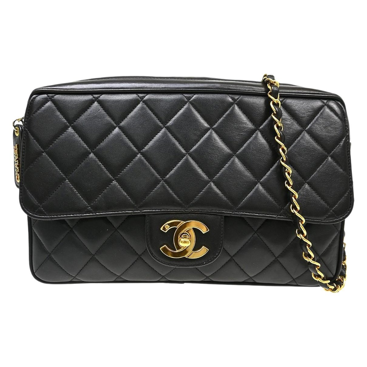 Trendy CC Flap leather handbag