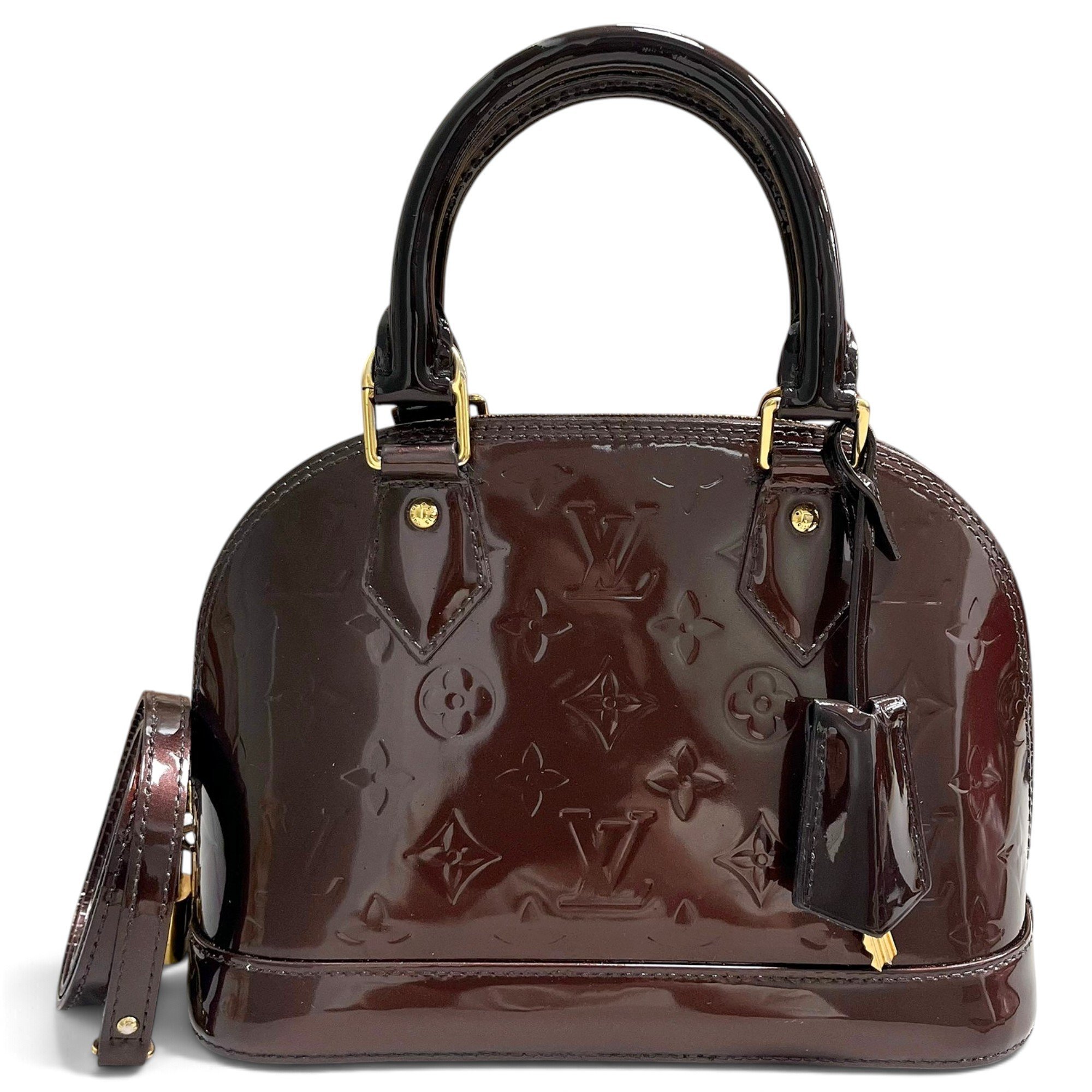 Alma BB patent leather handbag