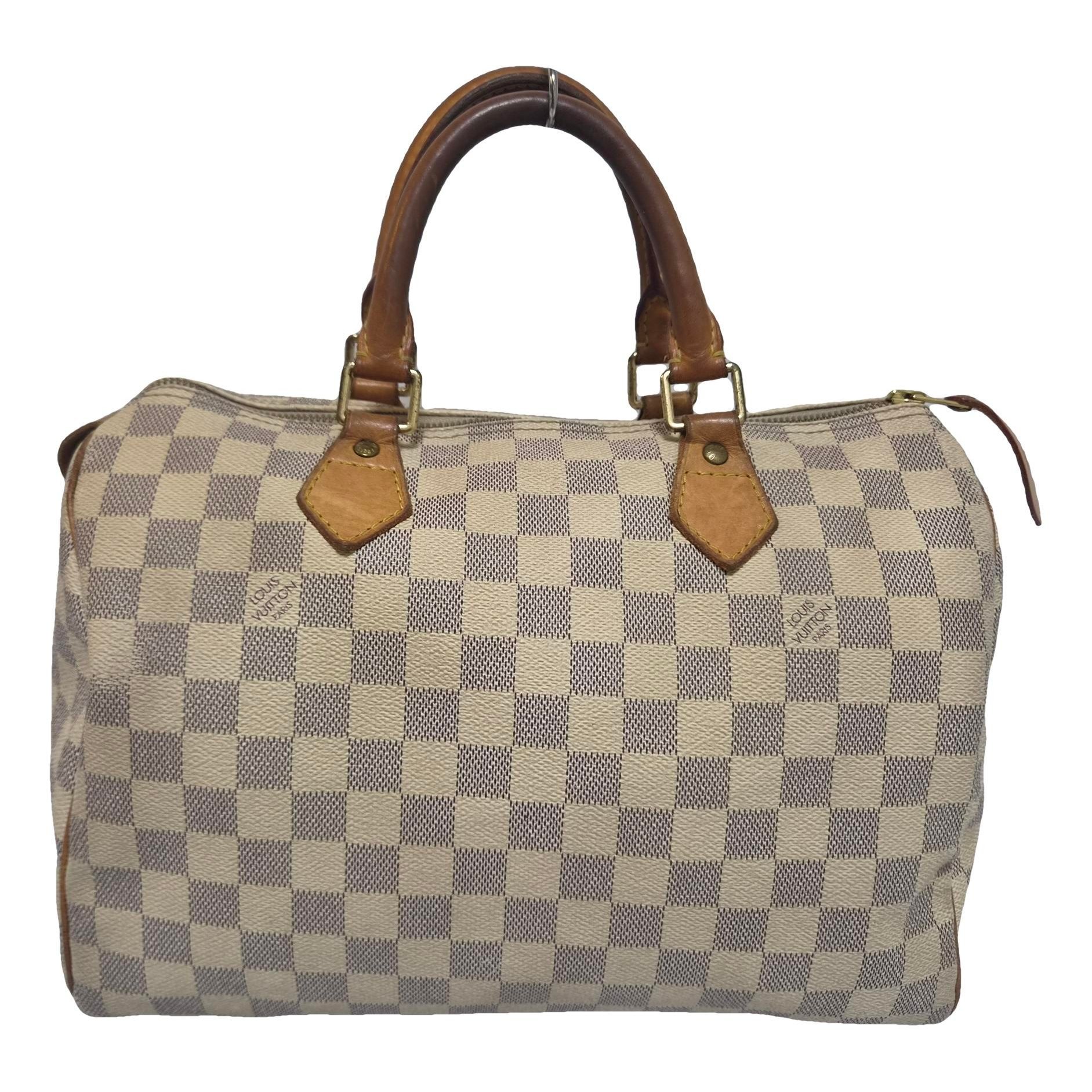 Speedy leather handbag