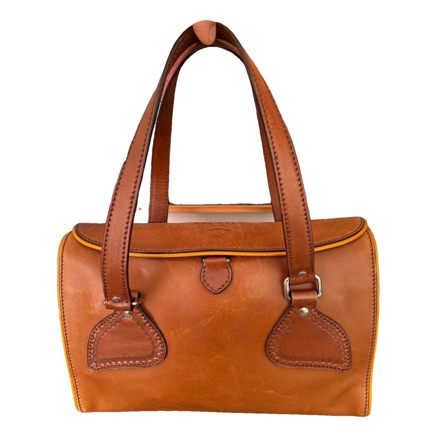 Leather handbag