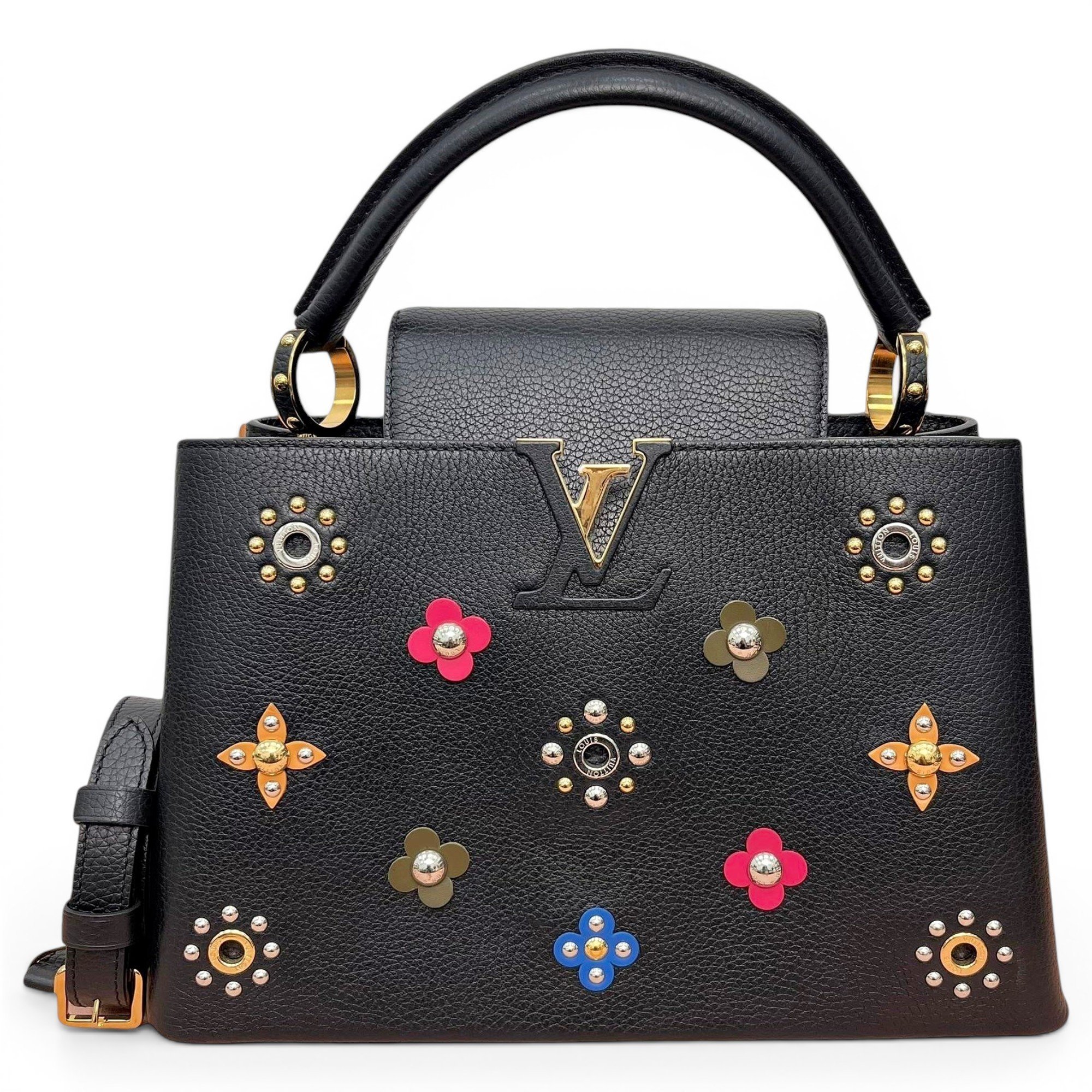 Capucines leather handbag