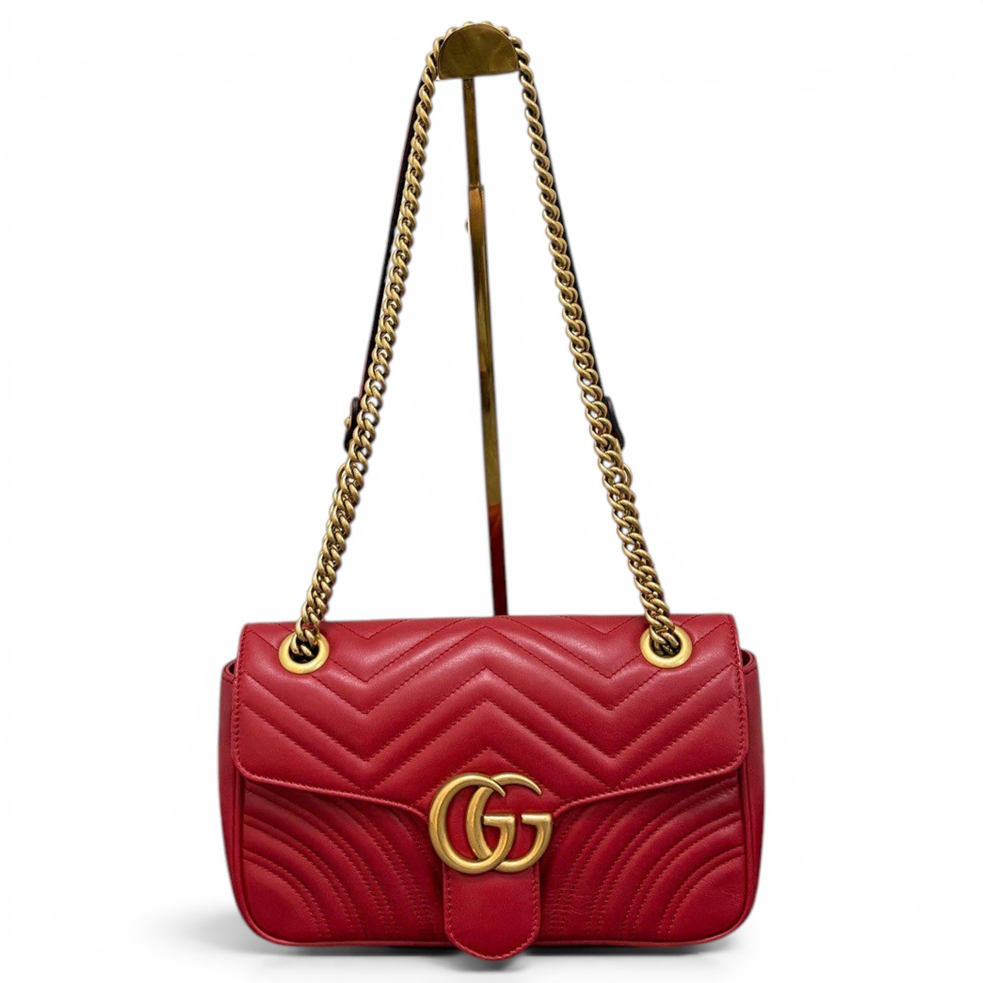 GG Marmont Flap leather handbag