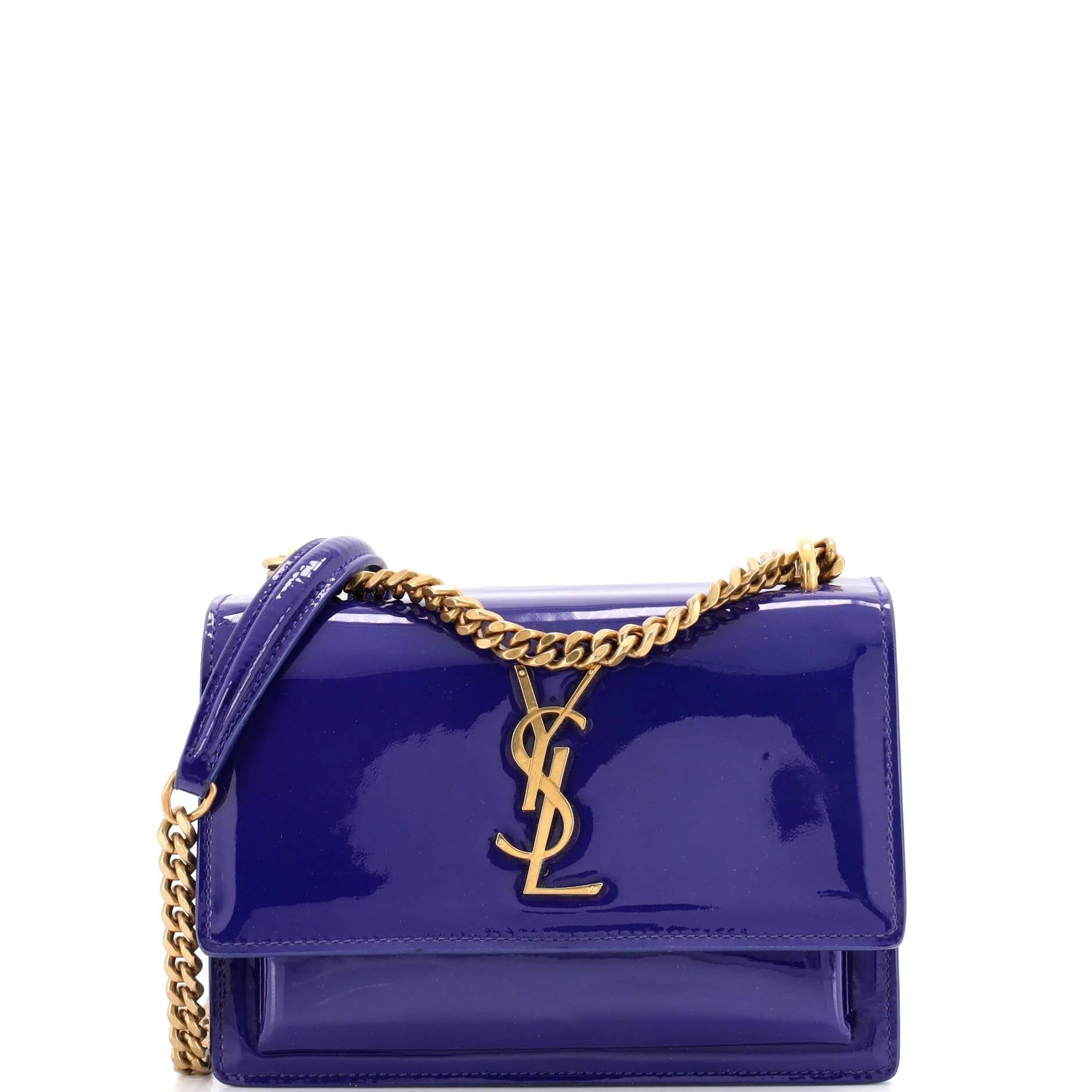 Patent leather crossbody bag
