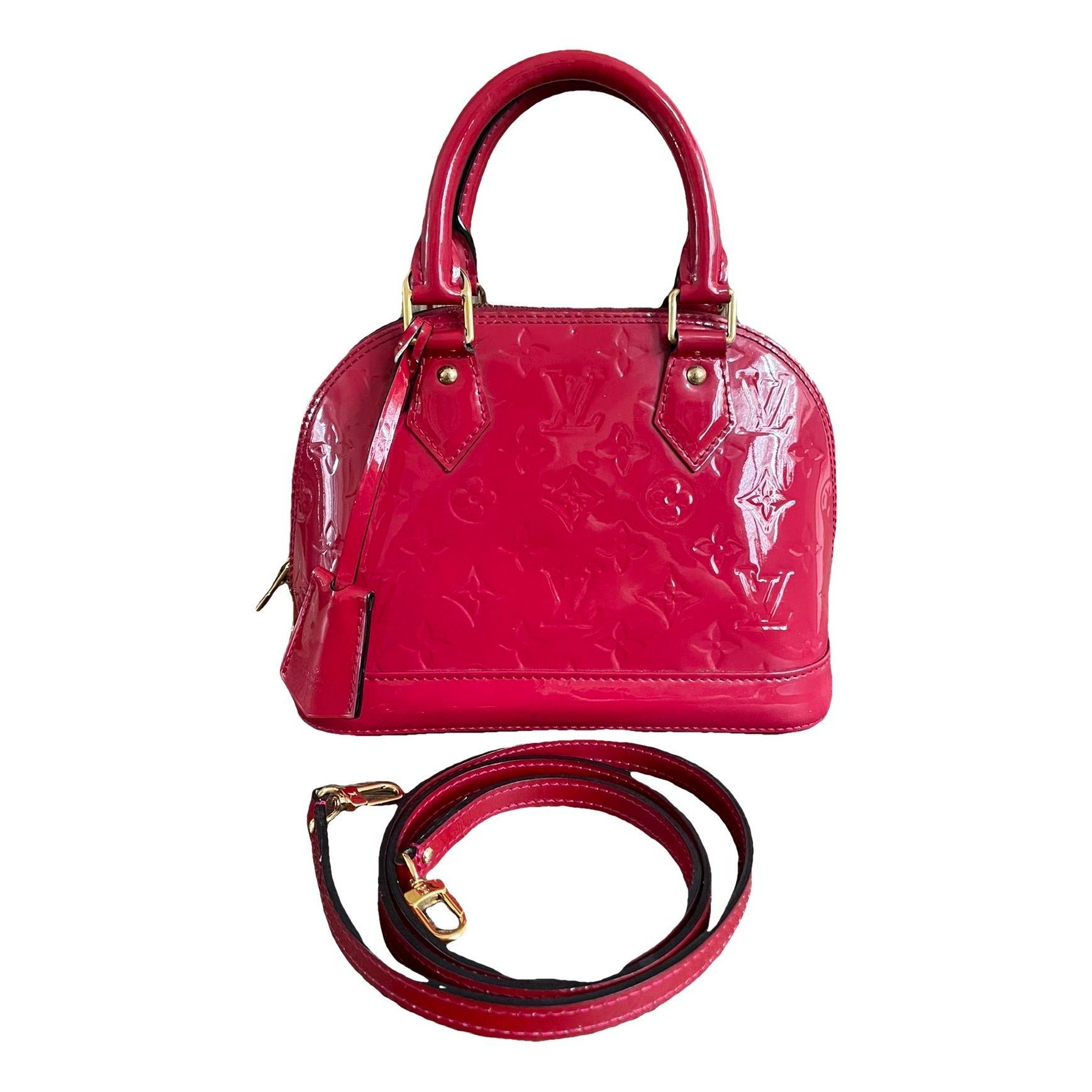 Alma BB patent leather handbag