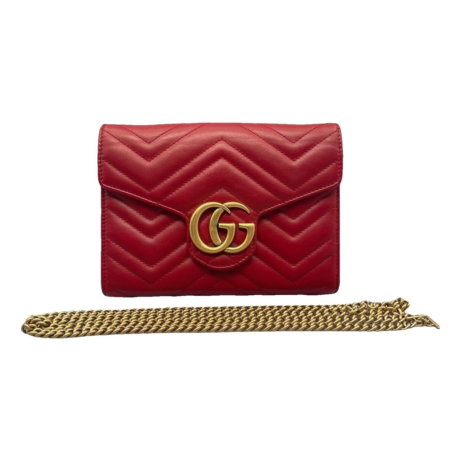 GG Marmont Chain leather handbag