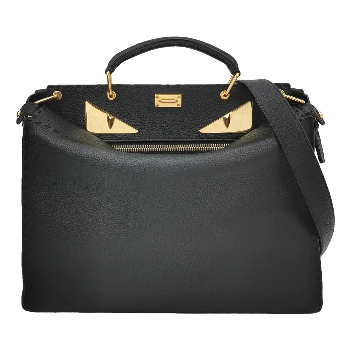 Peekaboo leather crossbody bag