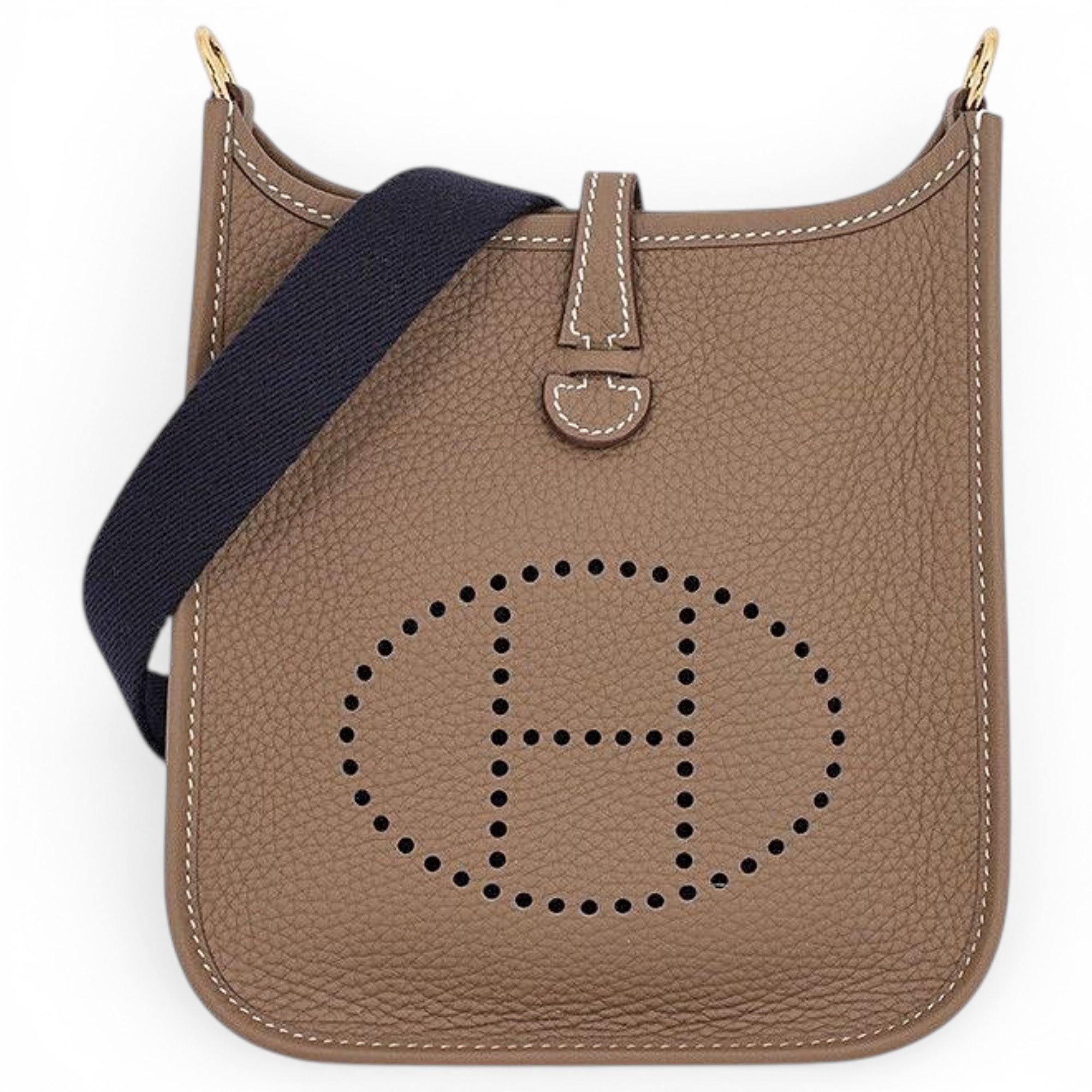 Evelyne leather handbag