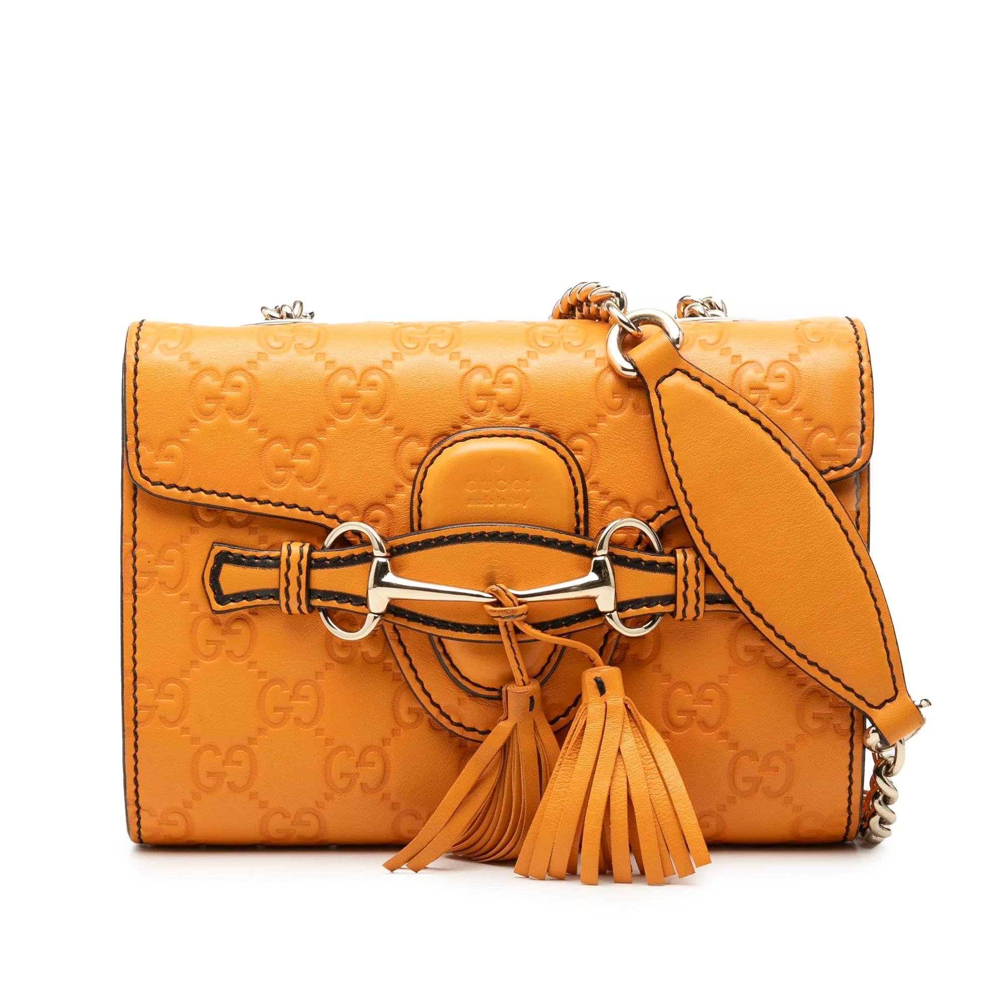Emily leather crossbody bag