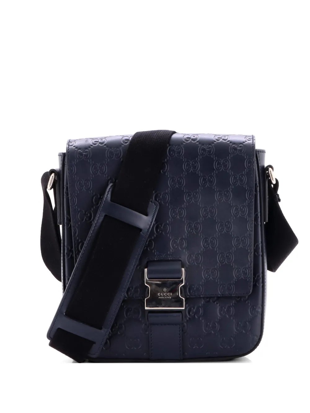 Buckle Flap Messenger Bag Guccissima Leather Small crossbody bag