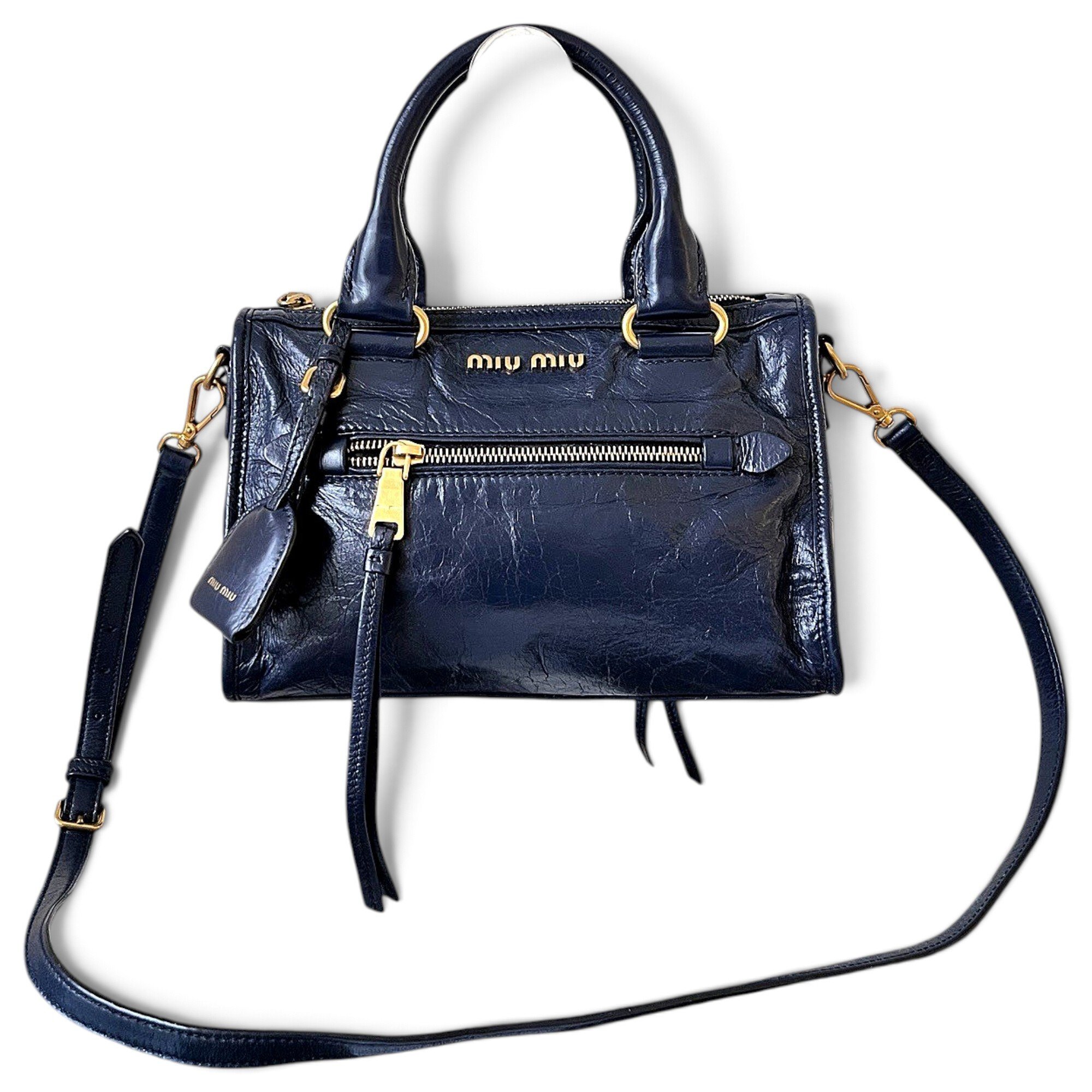 Leather handbag