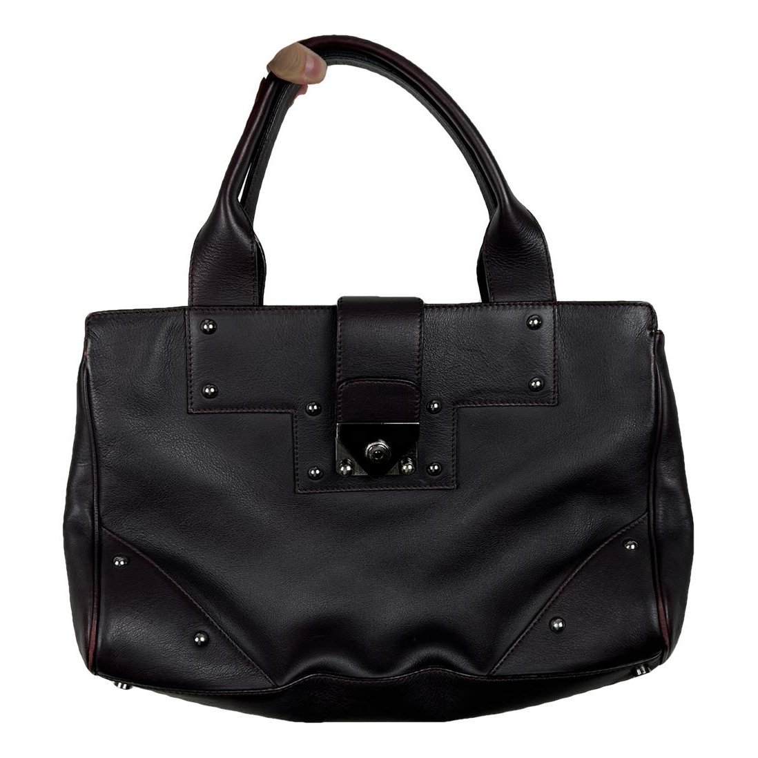 Leather handbag