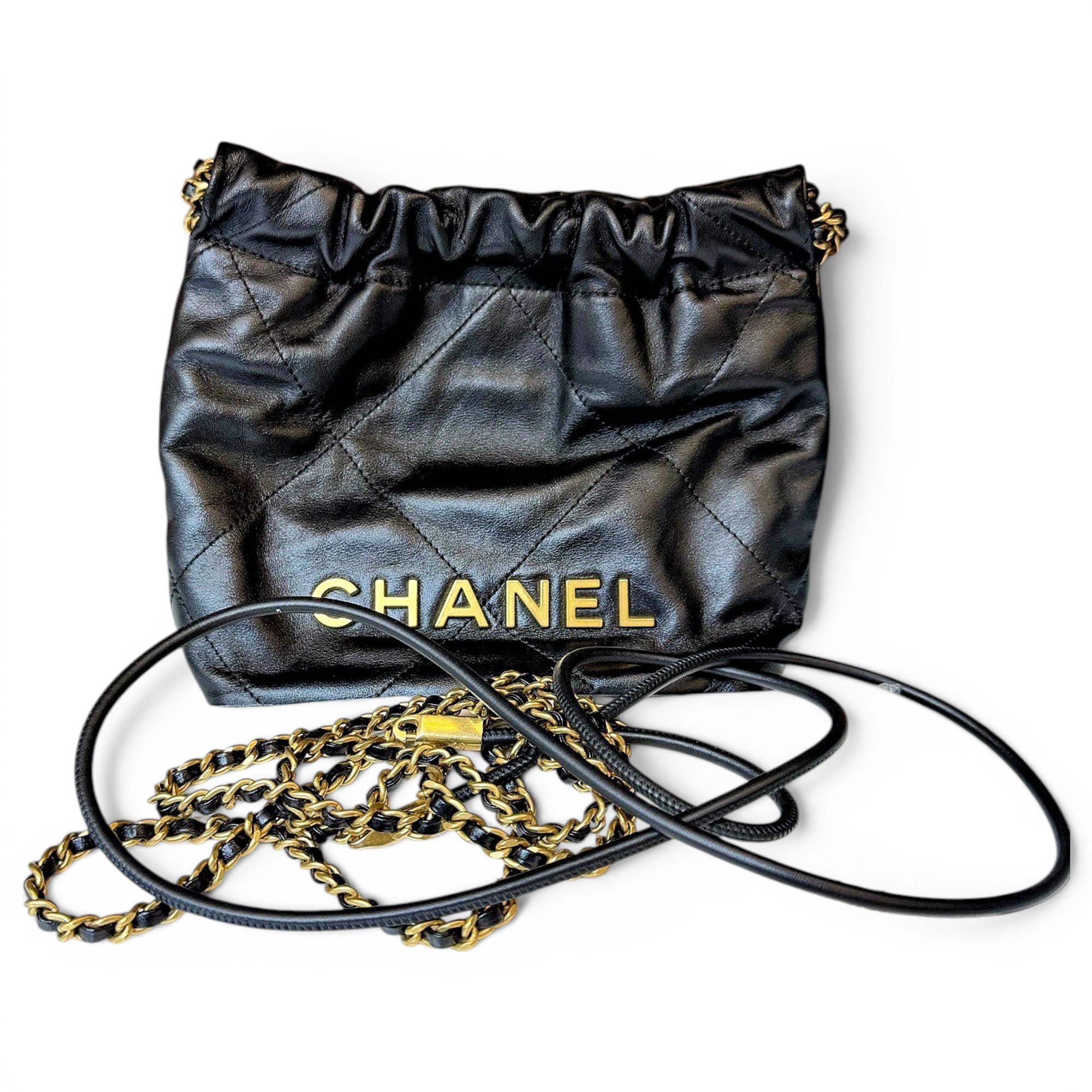 Chanel 22 leather crossbody bag