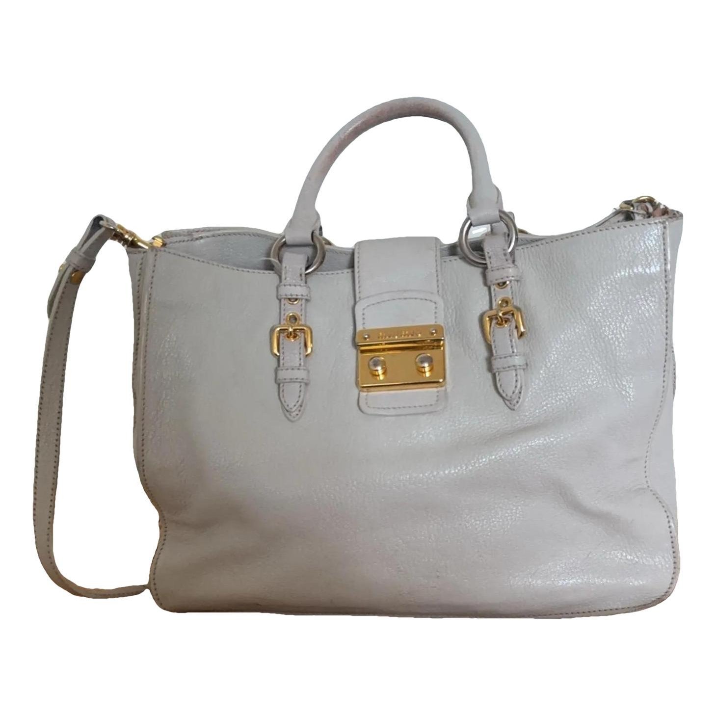 Leather handbag